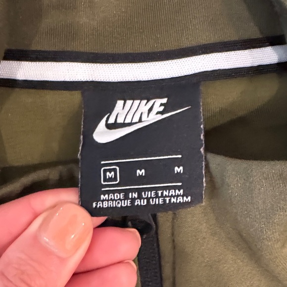 Nike Olive Tracksuit with White Stripes - Picture 2 of 3